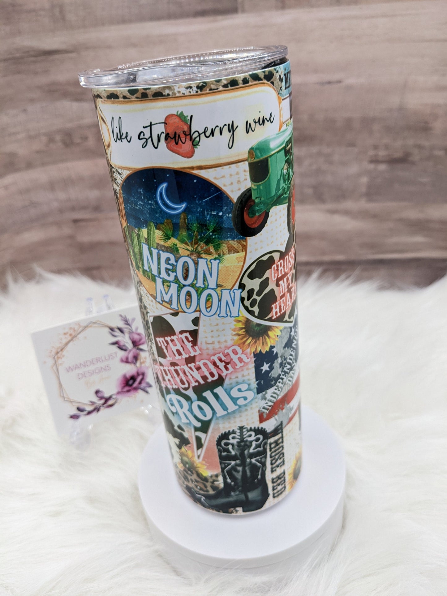 90's Country Music Reba Garth Brooks and Dunn Shania Concert 20 Oz Sublimated Skinny Tumbler - Insulated Stainless