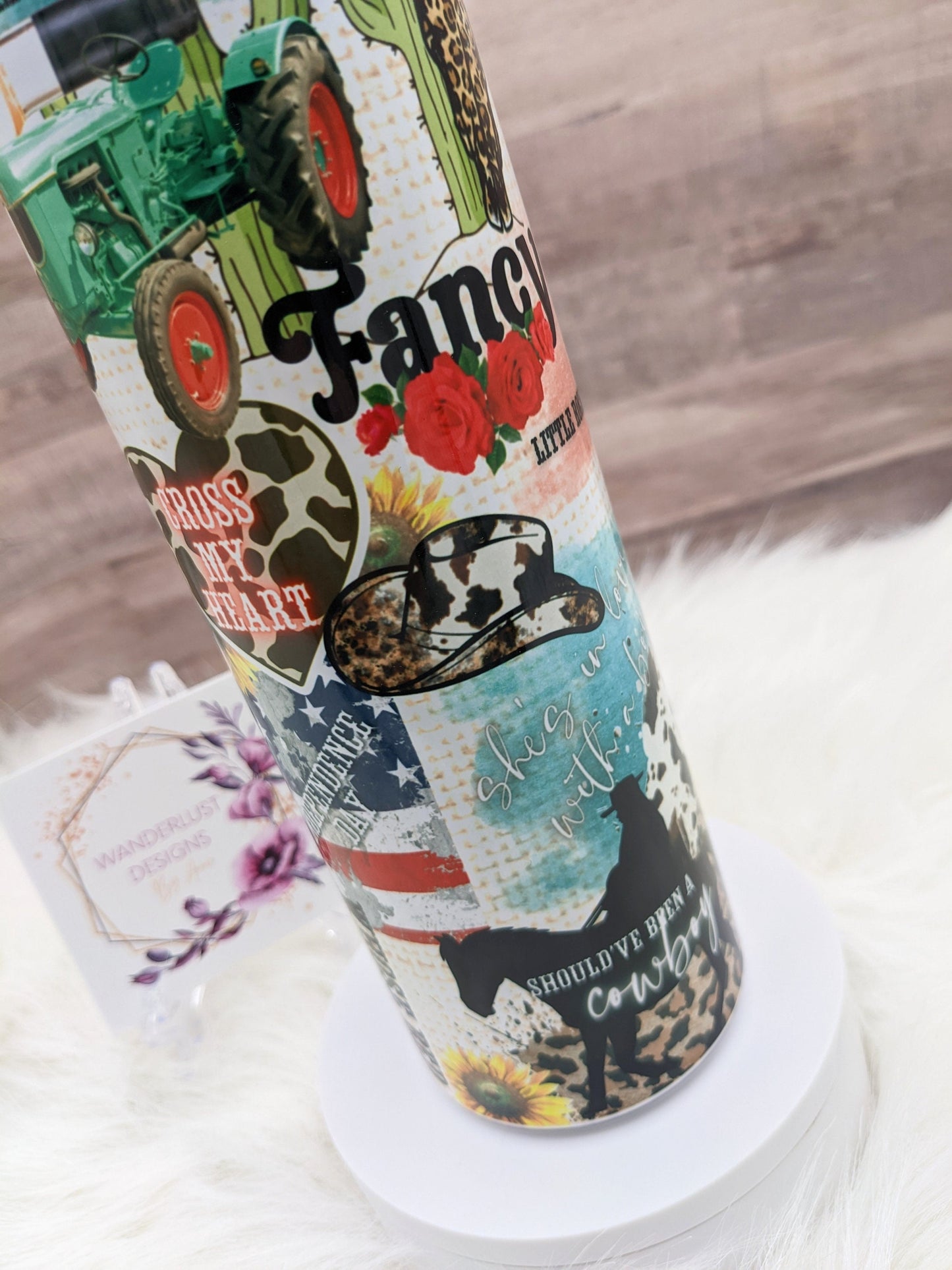 90's Country Music Reba Garth Brooks and Dunn Shania Concert 20 Oz Sublimated Skinny Tumbler - Insulated Stainless