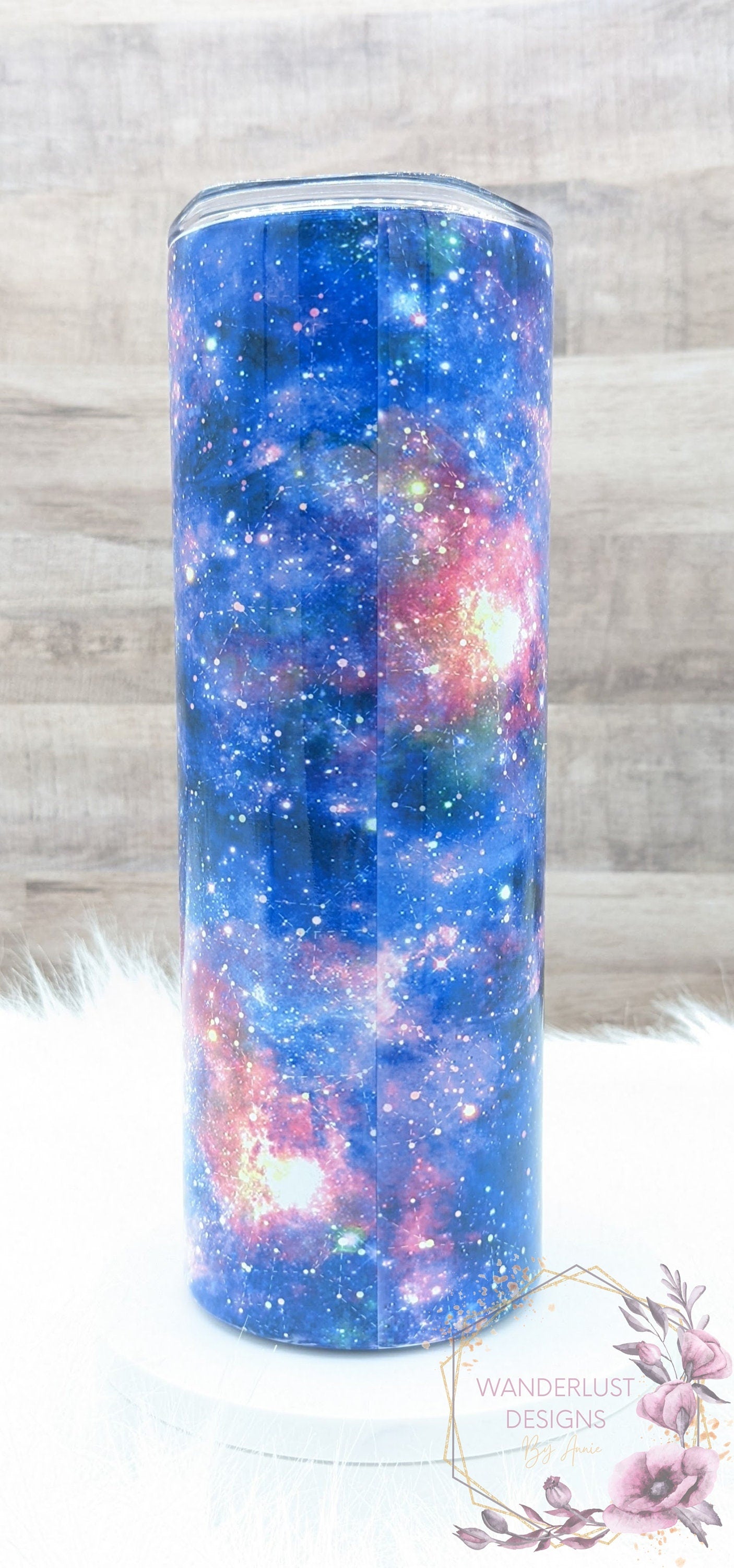 Galaxy Space Celestial Milky Way Sublimation 20 Oz Skinny Tumbler - Insulated Stainless